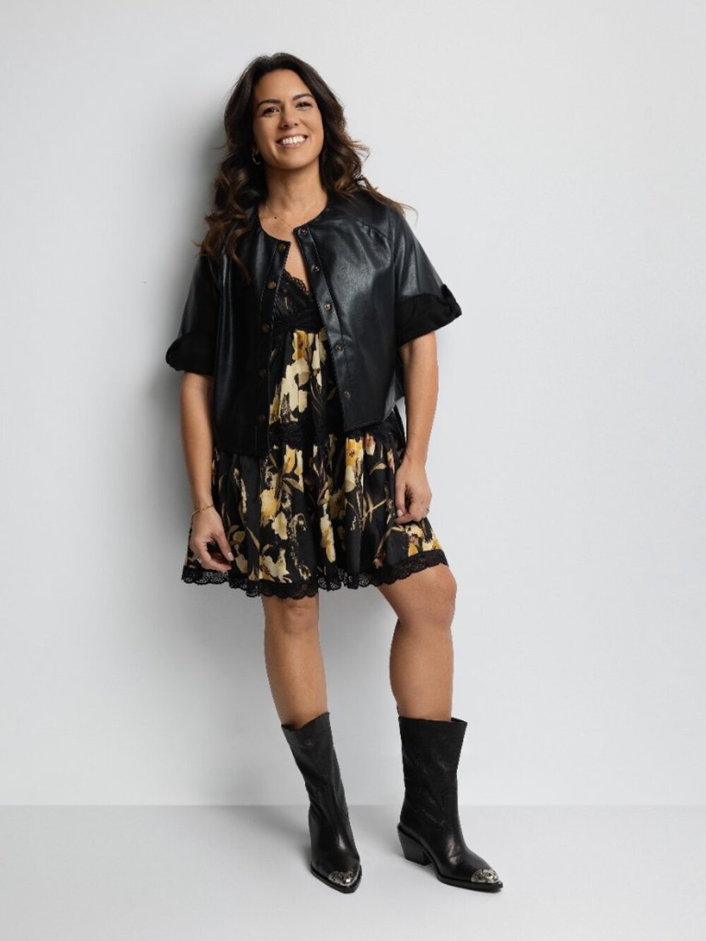Floral Lace Slip Dress